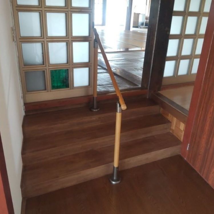 階段手摺　工事後